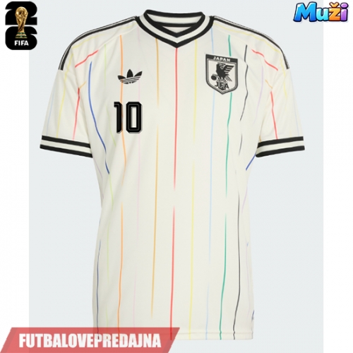 Lacne Muži Futbalové dres Japonsko Ritsu Doan #10 MS 2026 Krátky Rukáv - Preč